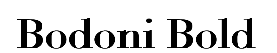 Bodoni Bold Font Download Free